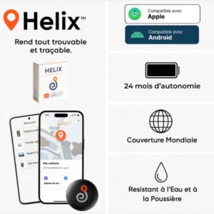 Helix™ – Traceur GPS Révolutionnaire
