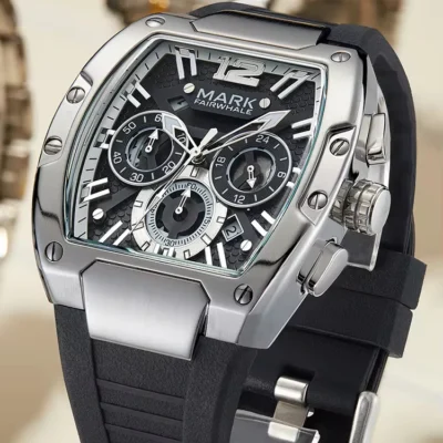 Montre de Luxe Multifonction pour Homme – Design Élégant, Mouvement Quartz Précis et Résistante à l’Eau