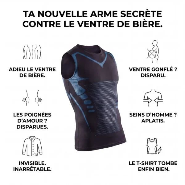 Body Compress | Débardeur de compression ionique